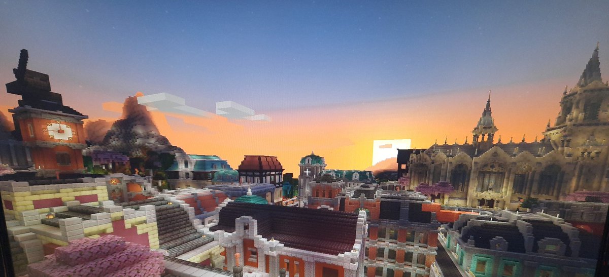 Reeh_dead_'s tweet photo. @Minecraft A cidade só evoluindo, desde 2022. https://t.co/tqnn6dQrOf