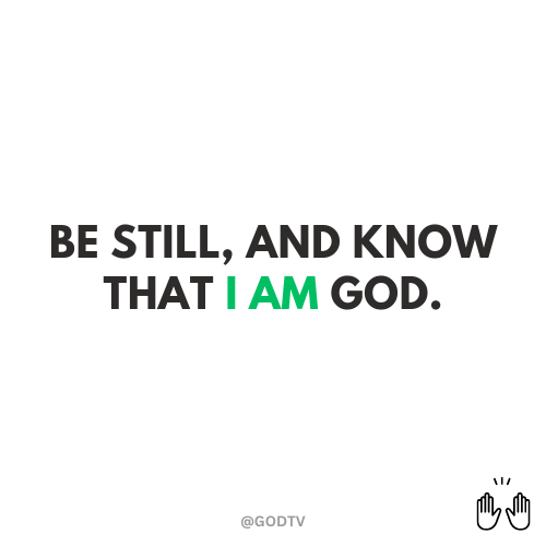 GODTV's tweet photo. Be still, and know that I am God.
#Christ #JesusSaves #HopeCampaign #Hallelujah
WATCH AND BE BLESSED 24/7
https://t.co/MG6fBaviAF https://t.co/mLBc8v3nTY