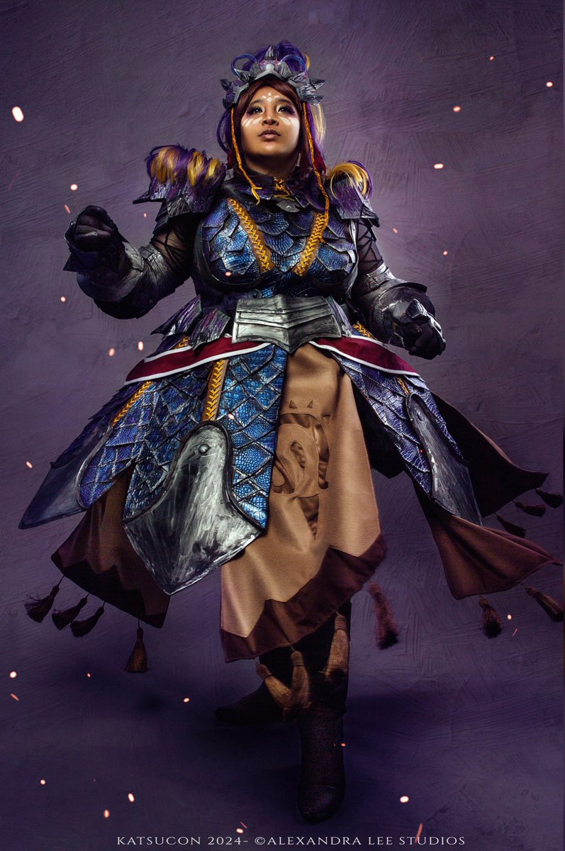 my dreadqueen rathian cosplay as photographed by the lovely <a href="/ALeeStudios/">Alexandra 🔜 #Gencon</a>