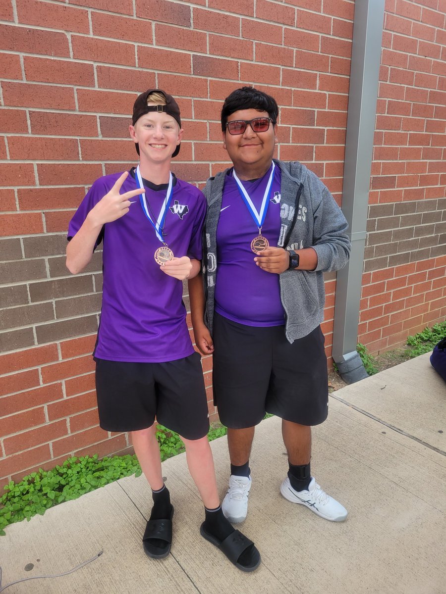 Consolation winners at Navasota JV tennis tournament today. Let's go, Kats!