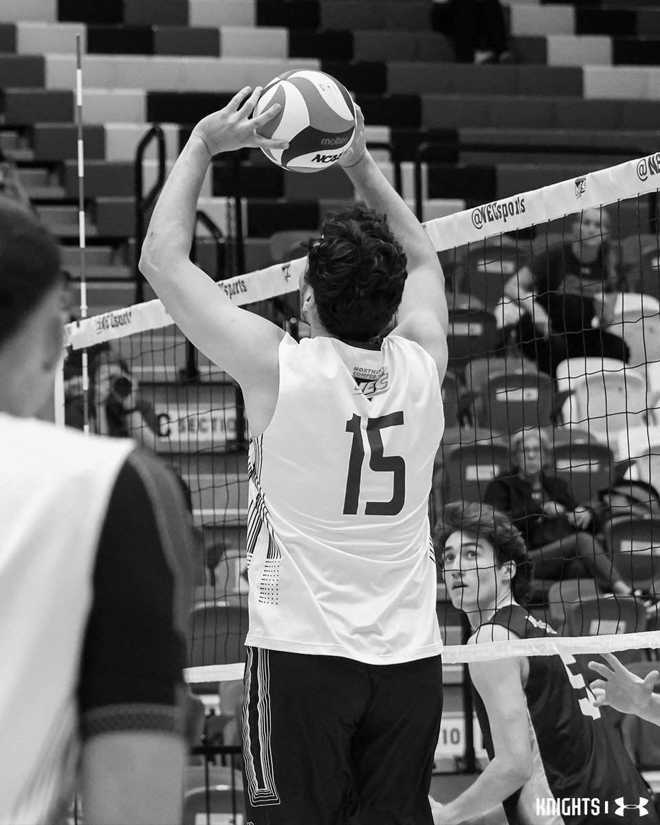 FDUKnightsMVB's tweet image. first set? that’s all us.

#uKNIGHTED | #NECMVB