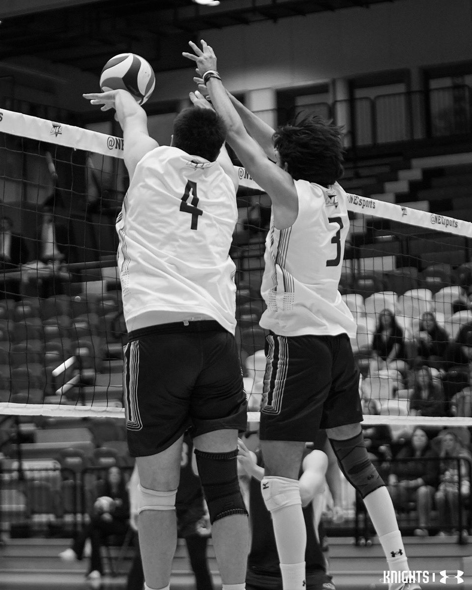 FDUKnightsMVB's tweet image. first set? that’s all us.

#uKNIGHTED | #NECMVB