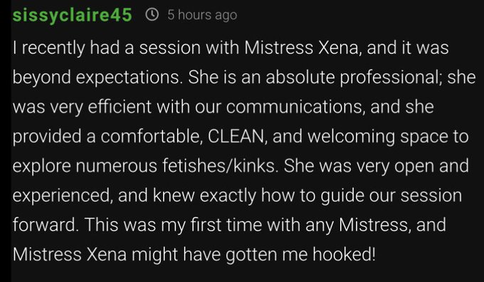 Wonderful review from sissyclaire. Thank you ! https://t.co/e5ydYrg62k<a href="/tag/clip"class="tags"><span>#clip</span></a>