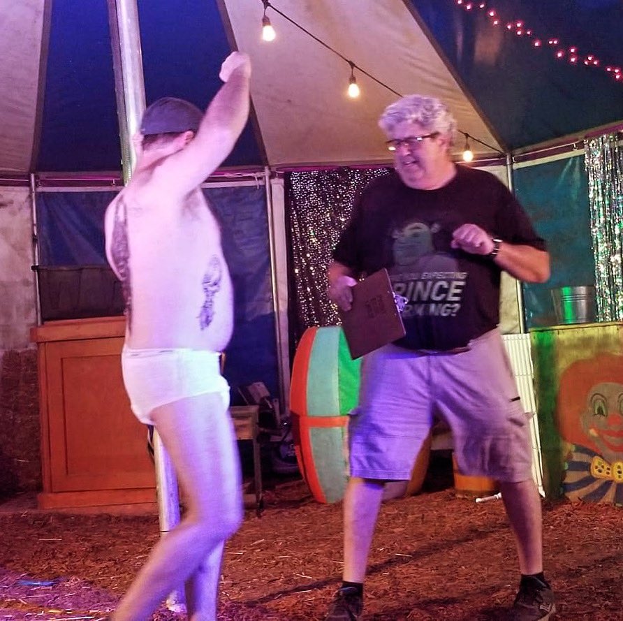 You might be cool, but you’ll never be dancing-with-a-guy-in-a-diaper cool. . #haunt #haunted #hauntedattraction #hauntedhouse #halloween #spookyseason #spooky #scary #horror #terror #horrorfans #horroraddict #elginsc #columbiasc #sc #southcarolina #southcarolinaliving