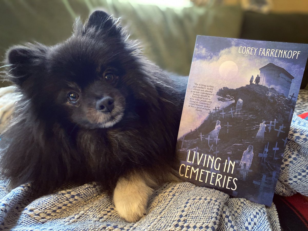 Remember, every copy of Living in Cemeteries sold goes to feeding this little guy…and boy is he hungry.
