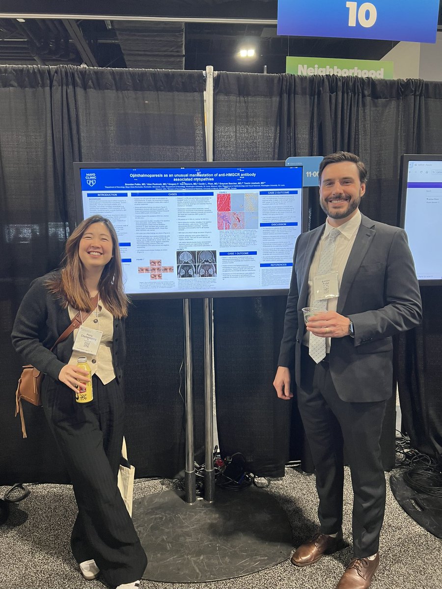 Don’t miss our poster today!!! #AANAM #AAN2024 Anti-HMGCR antibody necrotizing #autoimmune #myopathy #myositis rarely may present with #ophthalmoparesis mimicking #MyastheniaGravis #MG.