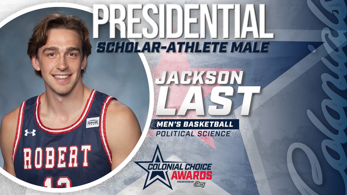 Your Male Presidential Scholar-Athlete Award winner is ... JACKSON LAST!