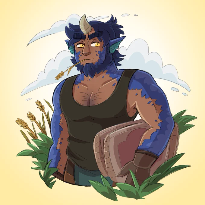 Happy birthday to my boyo .I drew your dergon on the farm being a farmer dergon 