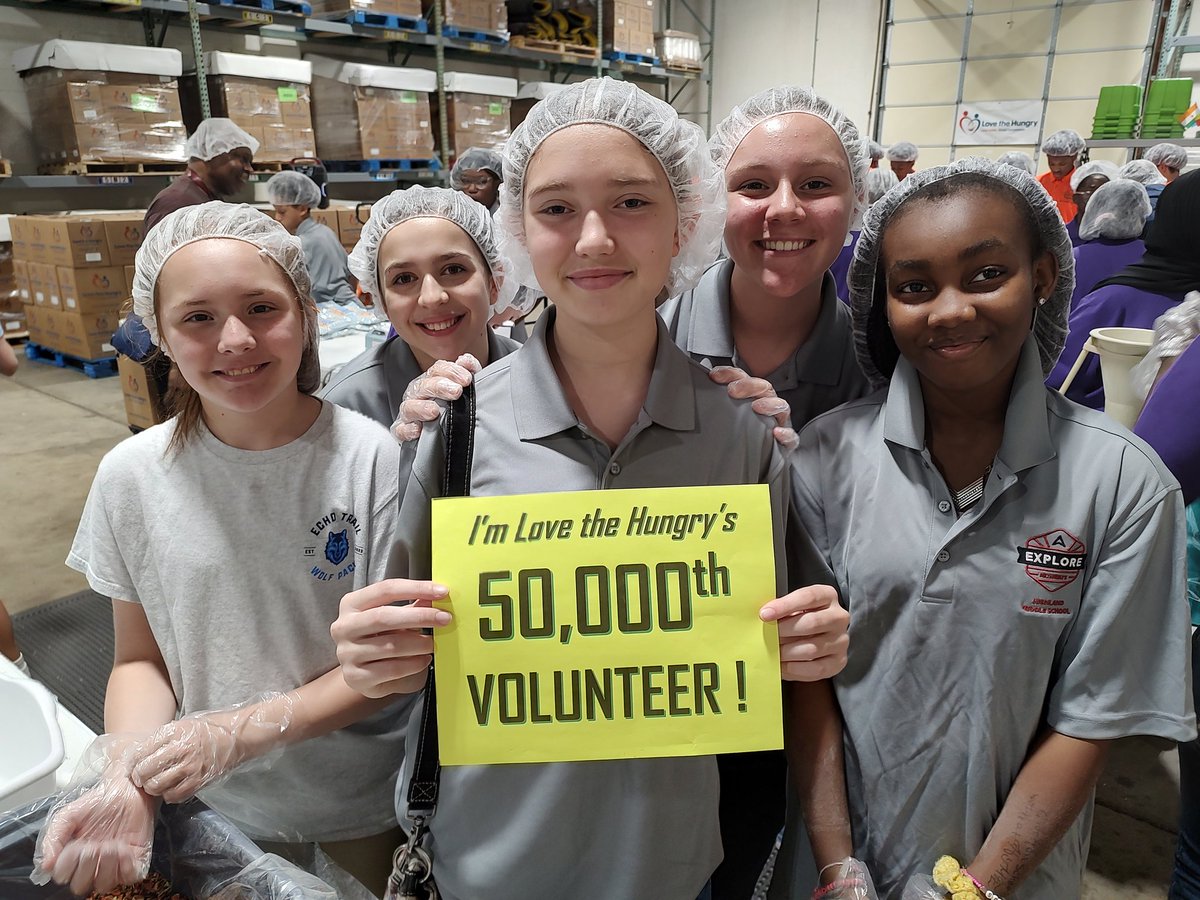 Love the Hungry (@lovethehungry) on Twitter photo Celebrating a milestone today with student volunteers from the Ambassador Day of Service! #lovethehungry
<a href="/ExploreHMS/">Explore Pathways at Highland</a> <a href="/ExploreJCPS/">JCPS Explore Pathways</a>
<a href="/JCPSKY/">JCPS</a> Celebrating a milestone today with student volunteers from the Ambassador Day of Service! #lovethehungry
<a href="/ExploreHMS/">Explore Pathways at Highland</a> <a href="/ExploreJCPS/">JCPS Explore Pathways</a>
<a href="/JCPSKY/">JCPS</a>