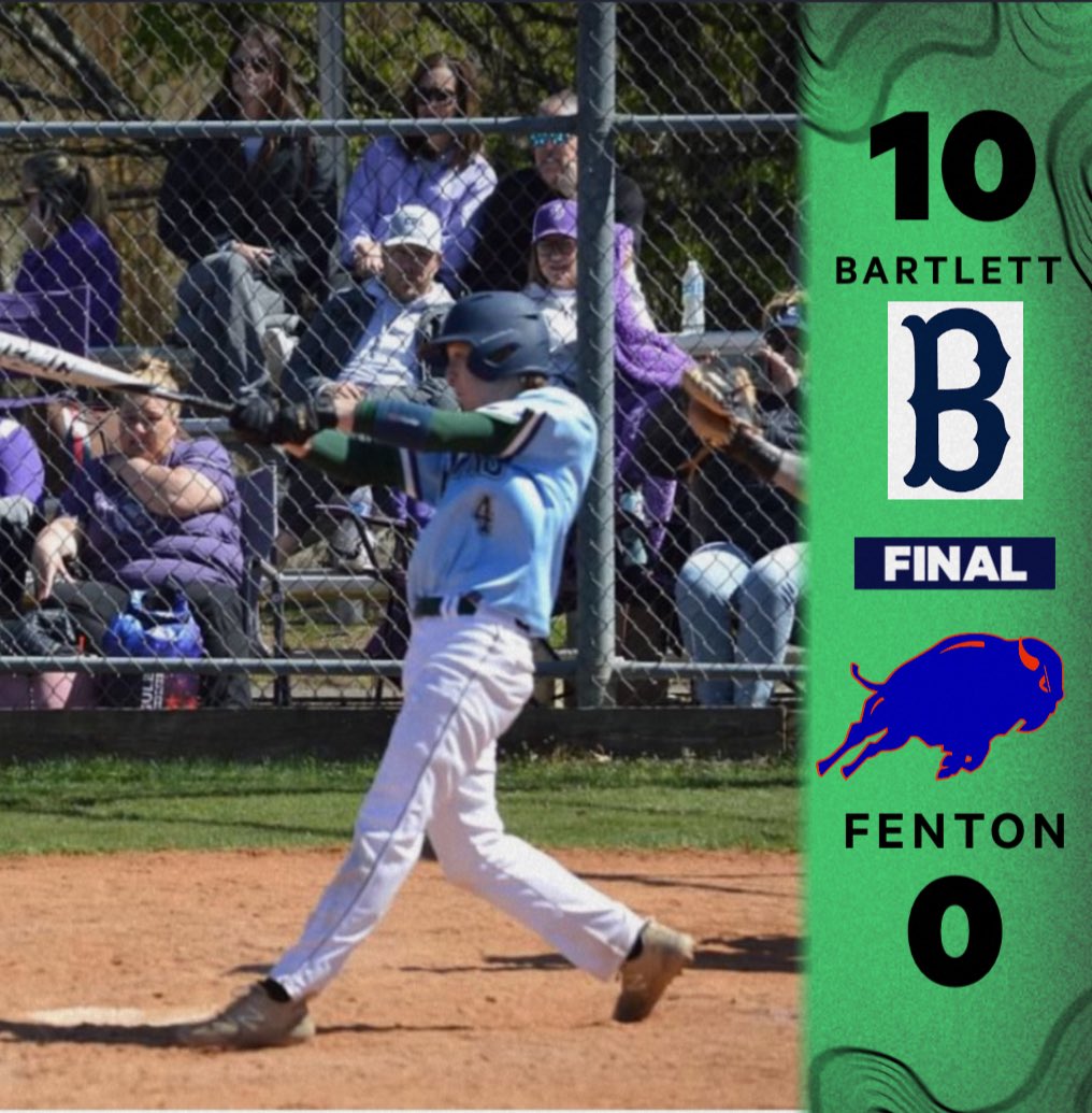 Hawks get back in the W column. 13-5 (6-2) @ColinSwalley 4 IP 0H 4 k’s 3-3 2B 3 rbi @dylan_tornero 2-2 2B 2R 2RBI @brendan_c52 2-3 2B 2R @alex_bihun 2-2 3B 1 RBI Next game Fri vs GBS @BartlettHawksAD @ByPaulJohnson @dhpreps @_PBR_ILINOIS