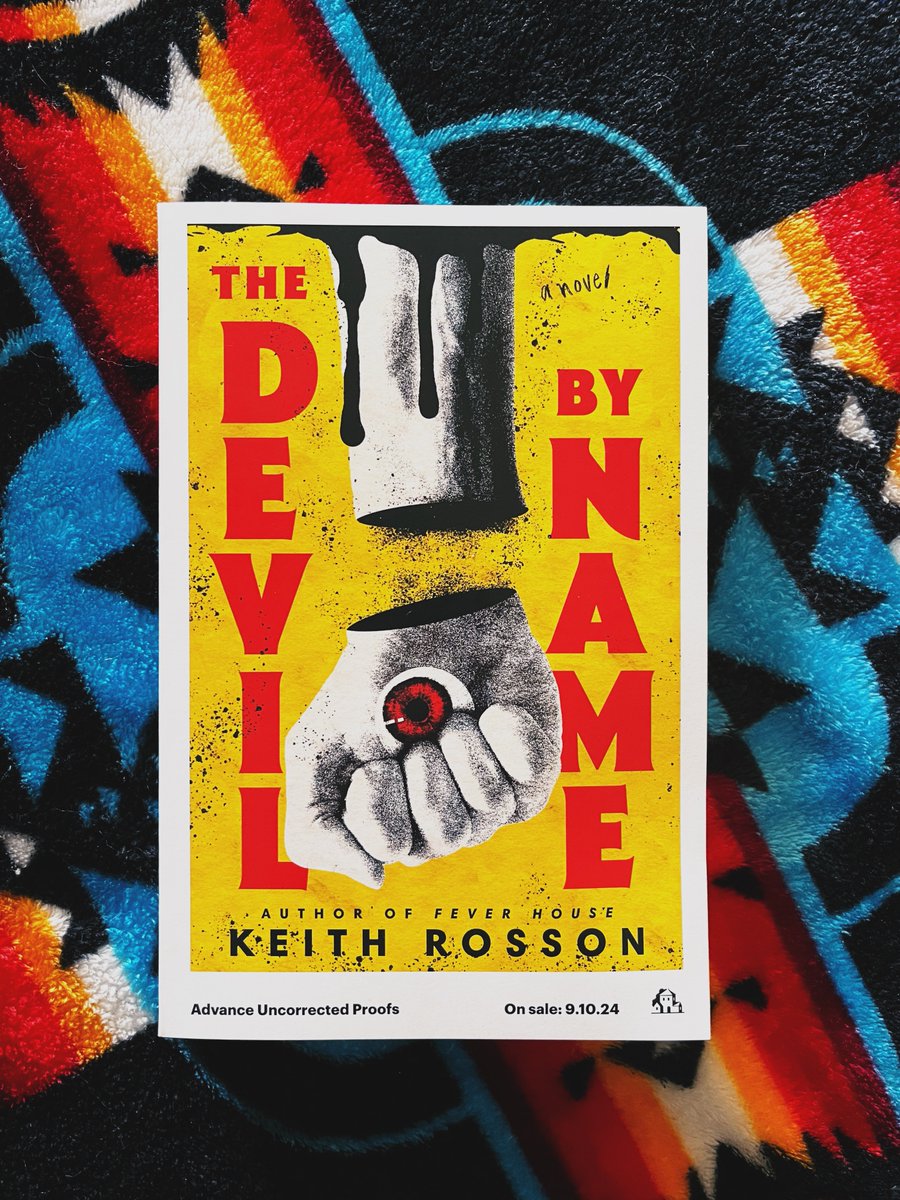 Hey, @keith_rosson’s THE DEVIL BY NAME has landed in the Hawk nest. Excited to read this one. It’s his follow-up to FEVER HOUSE which is insane. Hohóu to PRH, Keith, and Windy. Preorder: penguinrandomhouse.com/books/720704/t…