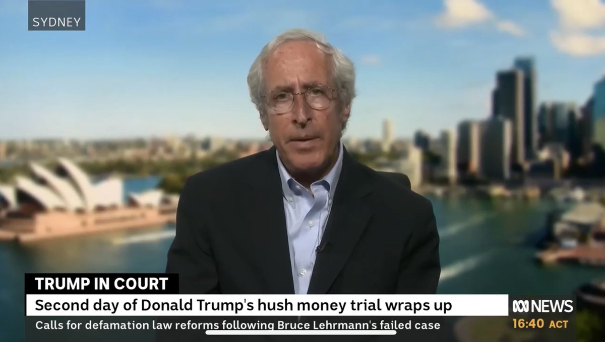 #TrumpTrials | “He said to one juror, ‘I’ll see you on Monday,’ which means there could be opening arguments as soon as next week.” @Bwolpe tells @abcnews. iview.abc.net.au/video/NU2422C0…