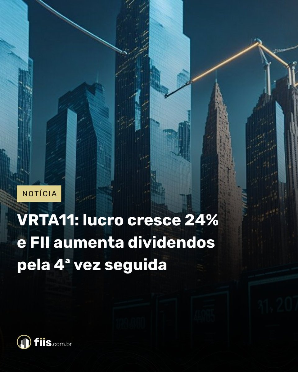 FIIsbr's tweet photo. O fundo imobiliário Fator Verità (VRTA11) divulgou nesta terça-feira (16) os ganhos referentes ao mês de março, com aumento de 24% nos lucros entre janeiro até o mesmo passado. O fundo também pagou dividendos maiores.

Saiba mais em: https://t.co/JoKR1dIu8t https://t.co/ArnbqaJNOt