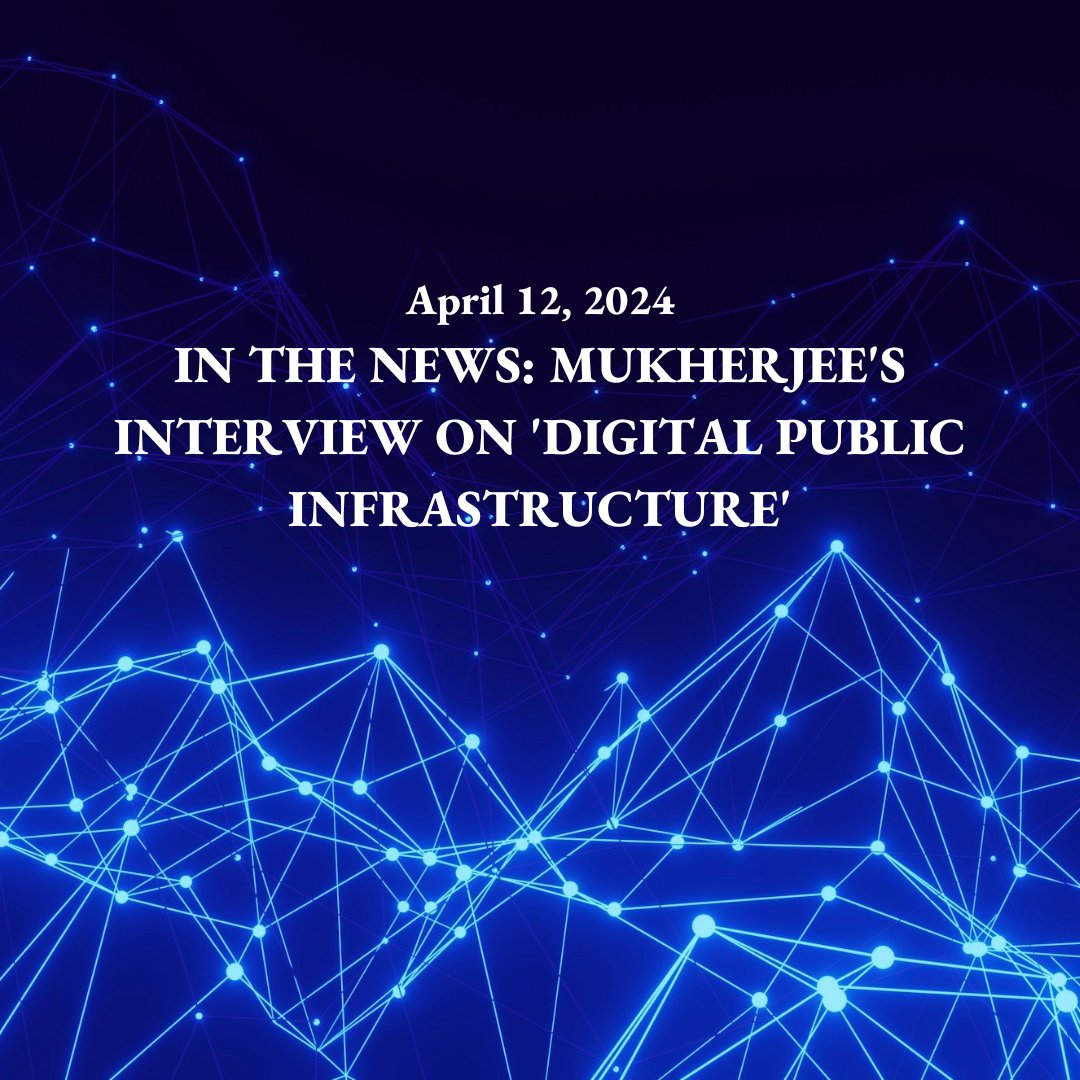 Check out @anitnath's interview on “Fintech and the Era of Digital Public Infrastructure” with @MondatoPortal: bit.ly/3xDzNkn #Fintech #DigitalInfrastructure