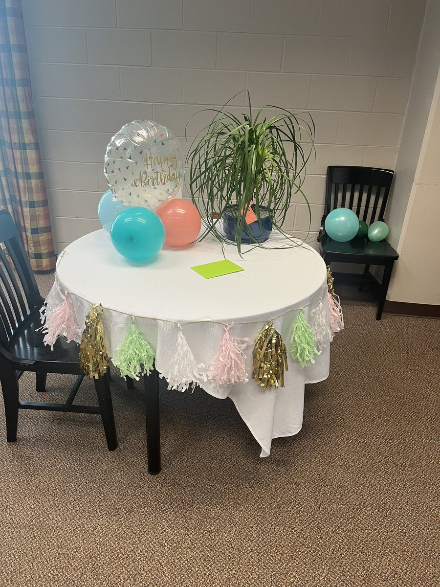 I have the best PTSO board!! So thankful for all that they do. This morning’s board meeting was “nothing bundt” great! #TheHooverWay #proudprincipal