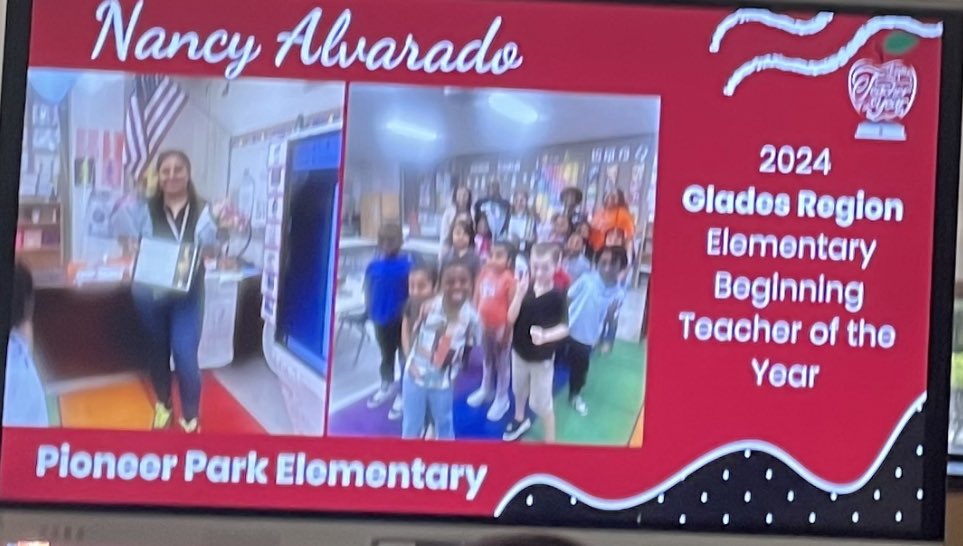 Dr. Sandra Lianie Moreau (@drmoreauoliver) on Twitter photo So super proud of our 2024 Glades Region Elementary Beginning Teacher of the Year Mrs. Nancy Alvarado! We know you will do amazing things! <a href="/pbcsd/">The School District of Palm Beach County</a> <a href="/GladesRegion/">The Glades Region</a> <a href="/GladesRegionSup/">Angela Moore</a> <a href="/DrMcTierEDU/">Dr. McTier</a> <a href="/QuesonaDP/">Quesona Peterson</a> <a href="/ppessugarbears/">@PPESSugarBears</a> <a href="/claudiac_eleven/">Claudia Chavarria</a> <a href="/RoneldaClasyldy/">Ronelda Arnett</a> <a href="/Cynthia59927710/">Cynthia Guy</a> <a href="/kenikjr/">Claudette Joseph</a> So super proud of our 2024 Glades Region Elementary Beginning Teacher of the Year Mrs. Nancy Alvarado! We know you will do amazing things! <a href="/pbcsd/">The School District of Palm Beach County</a> <a href="/GladesRegion/">The Glades Region</a> <a href="/GladesRegionSup/">Angela Moore</a> <a href="/DrMcTierEDU/">Dr. McTier</a> <a href="/QuesonaDP/">Quesona Peterson</a> <a href="/ppessugarbears/">@PPESSugarBears</a> <a href="/claudiac_eleven/">Claudia Chavarria</a> <a href="/RoneldaClasyldy/">Ronelda Arnett</a> <a href="/Cynthia59927710/">Cynthia Guy</a> <a href="/kenikjr/">Claudette Joseph</a>
