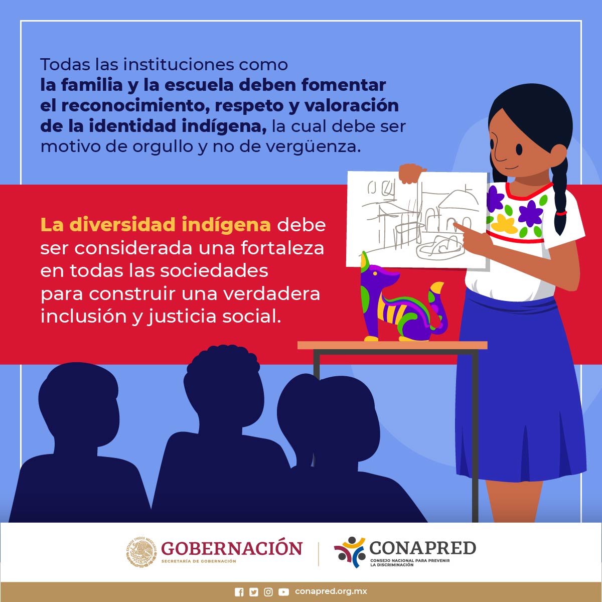 La diversidad indígena es un orgullo que nos permite construir justicia social. #NadieAtrásNadieAfuera #AbracemosLaDiversidad