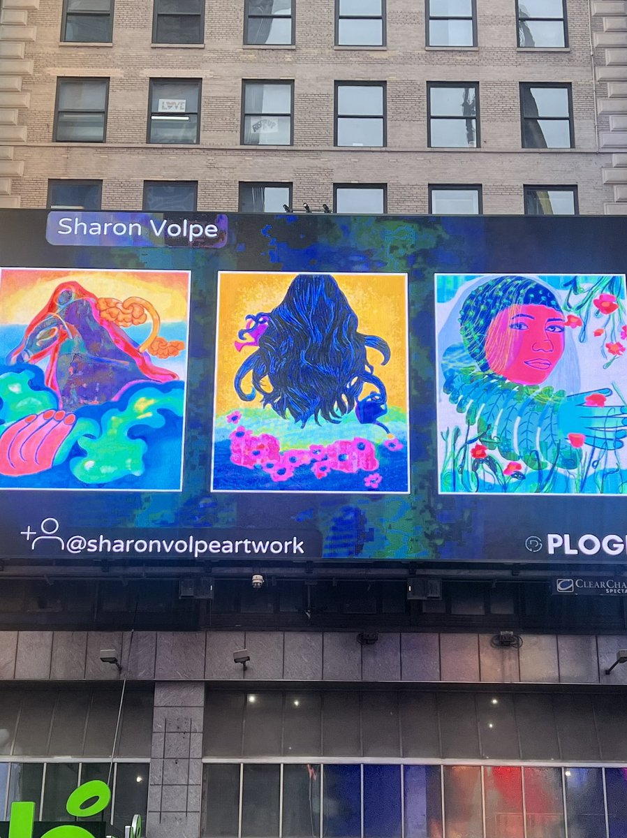 Thank you to @plogixgallery for inviting me to showcase a series of my artworks above the Pele store in Times Square NYC! 

.
#timessquare #plogixgallery #artist #art #nycartist #illustration #contemporaryart