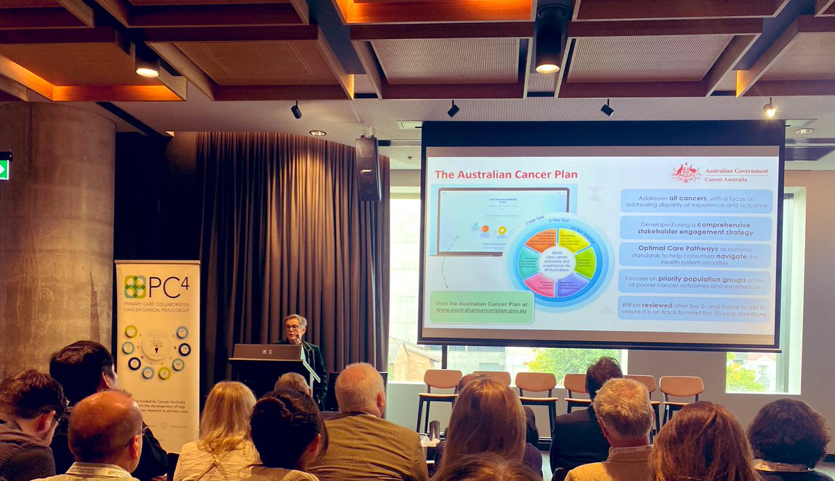 Prof. Dorothy Keefe @CancerAustralia presents on implementation of the new Australian Cancer Plan #CAPRI24 @PC4TG @CaPRINetwork @DaffodilCentre