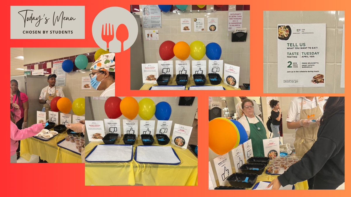 Students participated in a taste test of potential lunch menu items with chefs from Wellness In The Schools. Students were given tickets to rate each potential menu item.  Let’s see which choice makes it to the menu!