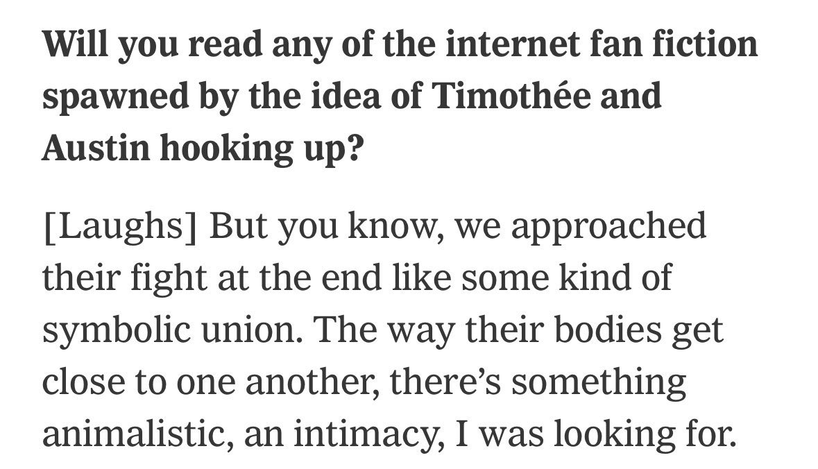 now who asked academy award nominee denis villeneuve about fan fiction