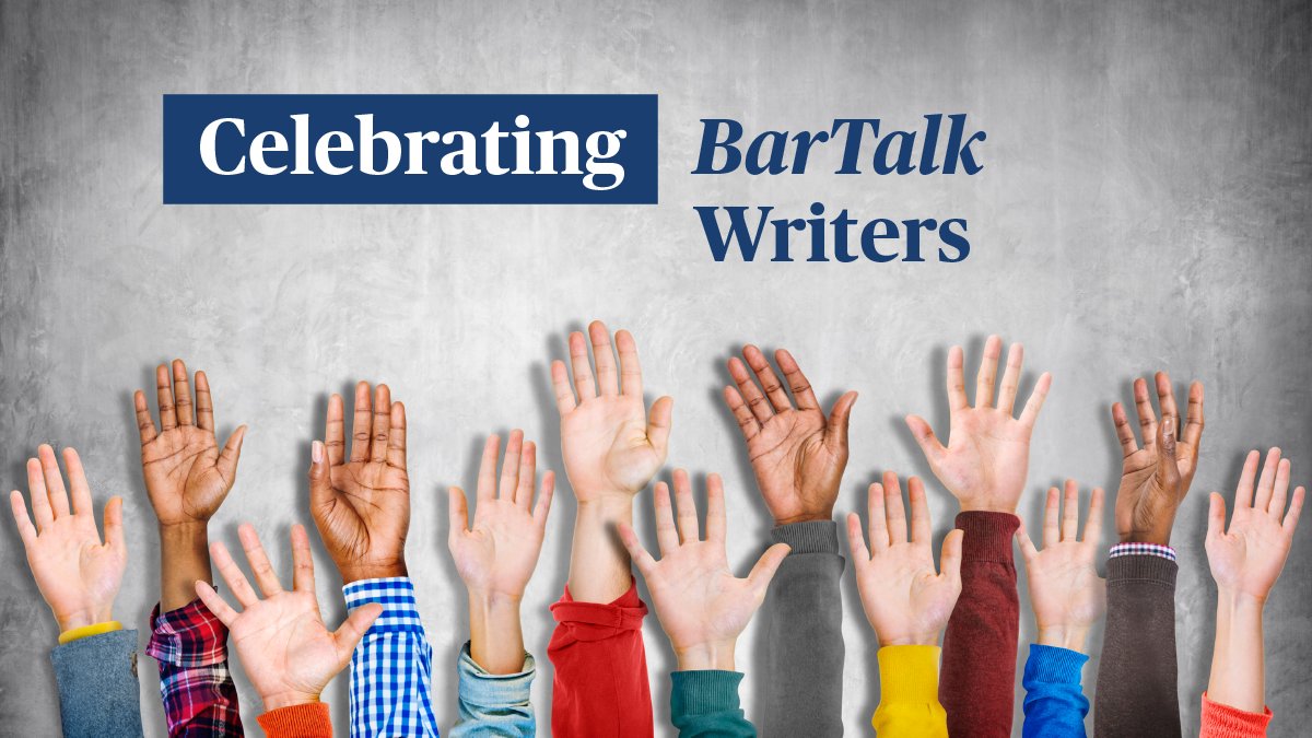 This #NVW2024 we’re celebrating our long-standing BarTalk columnists Tony Wilson KC of Nothing Official & @david_bilinsky, of Practice Talk. Thank you for your commitment & contributions over the years! #EveryMomentMatters Pitch an article for BarTalk: bit.ly/3UlnemP