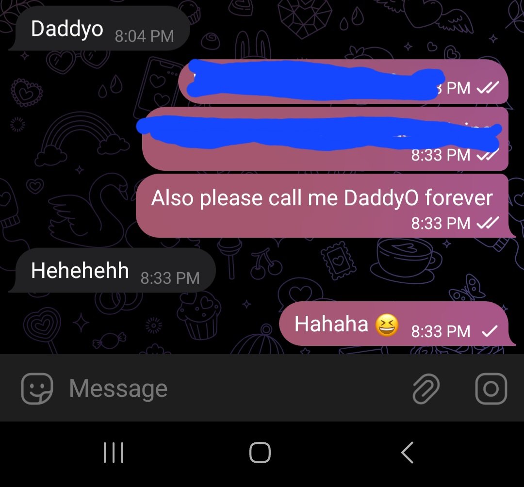 You haven't lived until your child calls you DaddyO. @EStrangefolk