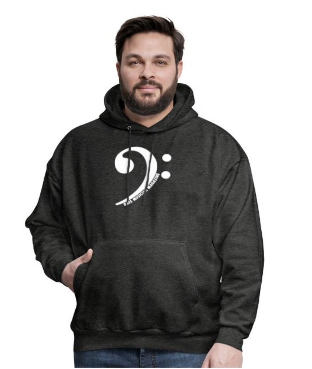 Bass Clef Men's Hoodie Lightweight Hooded Sweatshirt for Men, 50% cotton, 50% polyester, 👀 View >>> loom.ly/zbaFZ7c #bassmusicianmag #bassmusician #bassplayer #bassguitarist #electricbassist #bassguitars #bassguitar #electricbass #bassist #bass #bassporn #bajo #ad