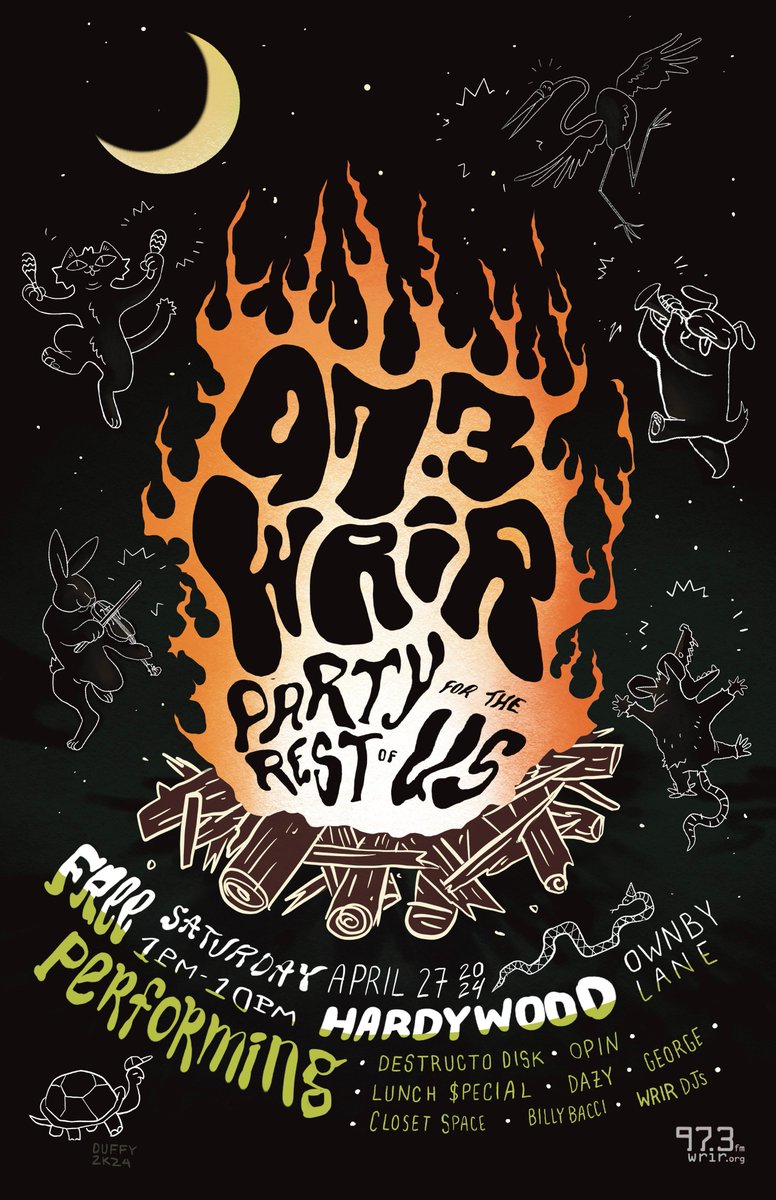 WRIR973fm's tweet photo. 7 bands, 6 DJs at the WRIR 19th Anniversary Party, on Saturday, April 27, @Hardywood Park Brewery (Ownby Lane), 1-10pm. It’s FREE.

And donate during the WRIR Spring Fund Drive at https://t.co/XjBTEHgZac. https://t.co/nM2Gs9qtZz