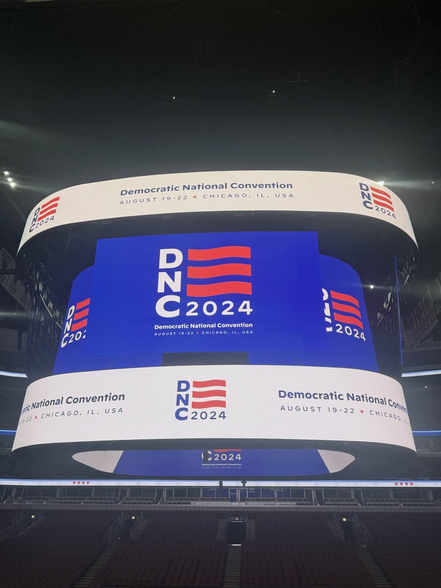 Incredible day in Chicago at the walk through of @DemConvention with other state party leaders. We are ready to re-elect @JoeBiden and @KamalaHarris and keep America moving forward!