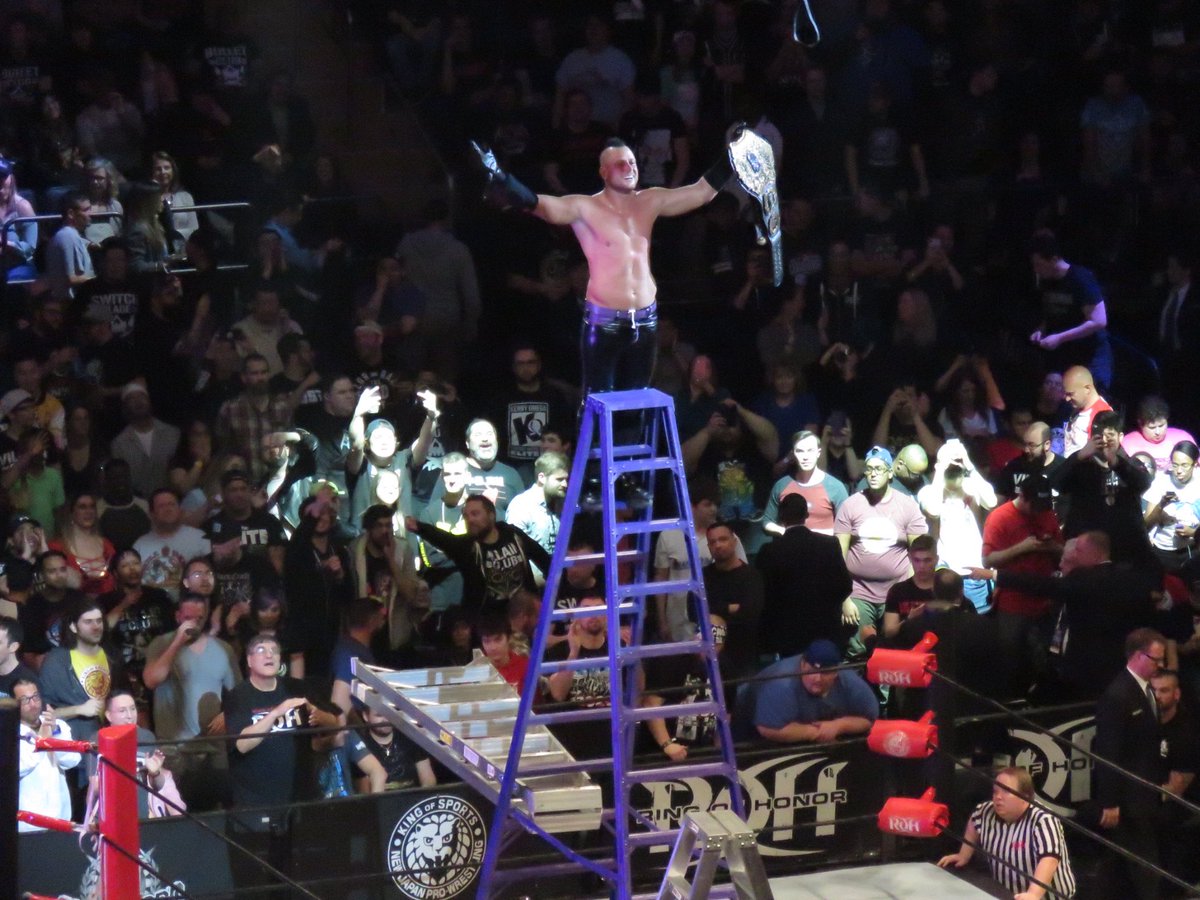 They’re using purple ladders in the graphic for The Bucks vs FTR at #AEWDynasty and all I can think about is my favorite purple ladder.