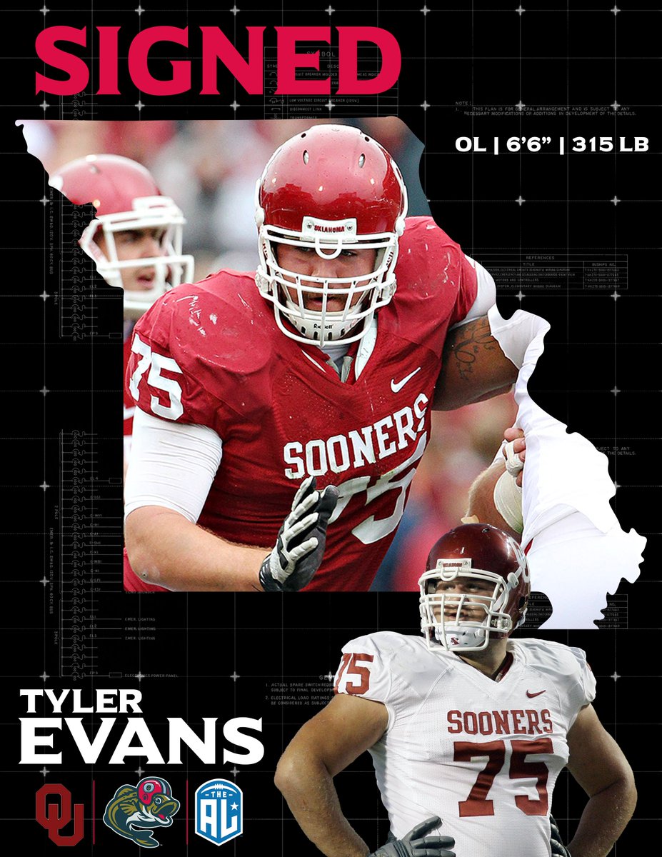 OzarksLunkers's tweet photo. MASSIVE SIGNING
Welcome Tyler Evans to our team!
From Strafford, MO to D1 stud at OU, Tyler brings his massive presence to the O-line, and will ensure the Lunkers have the time and protection needed to be as explosive as possible!
Welcome to the team Tyler!
#NewSigning #Lunkers https://t.co/C2dQzoMBiE