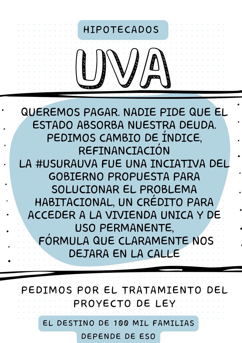 Hugocba72's tweet photo. @fenapere78 @C5N @minutounocom @Gatosylvestre @SenadoArgentina @hipotecadosuva .@VickyVillarruel .@LuisCaputoAR
.@JMileiXd .@ezeatauche  @VZimmermannOK
@RomeroxSalta @blancopabloda
@MaxiAbad @carmenAlvarezR
@FamaFlavio @alevigo
@wadodecorrido @jfrejal
@LinaresCarlosCR
@JuanManzurOK
@FernandoSalino SESION #URGENTE  #HipotecasUVA @juliocobos .@dominiquemetz https://t.co/nSvIW7mP5K