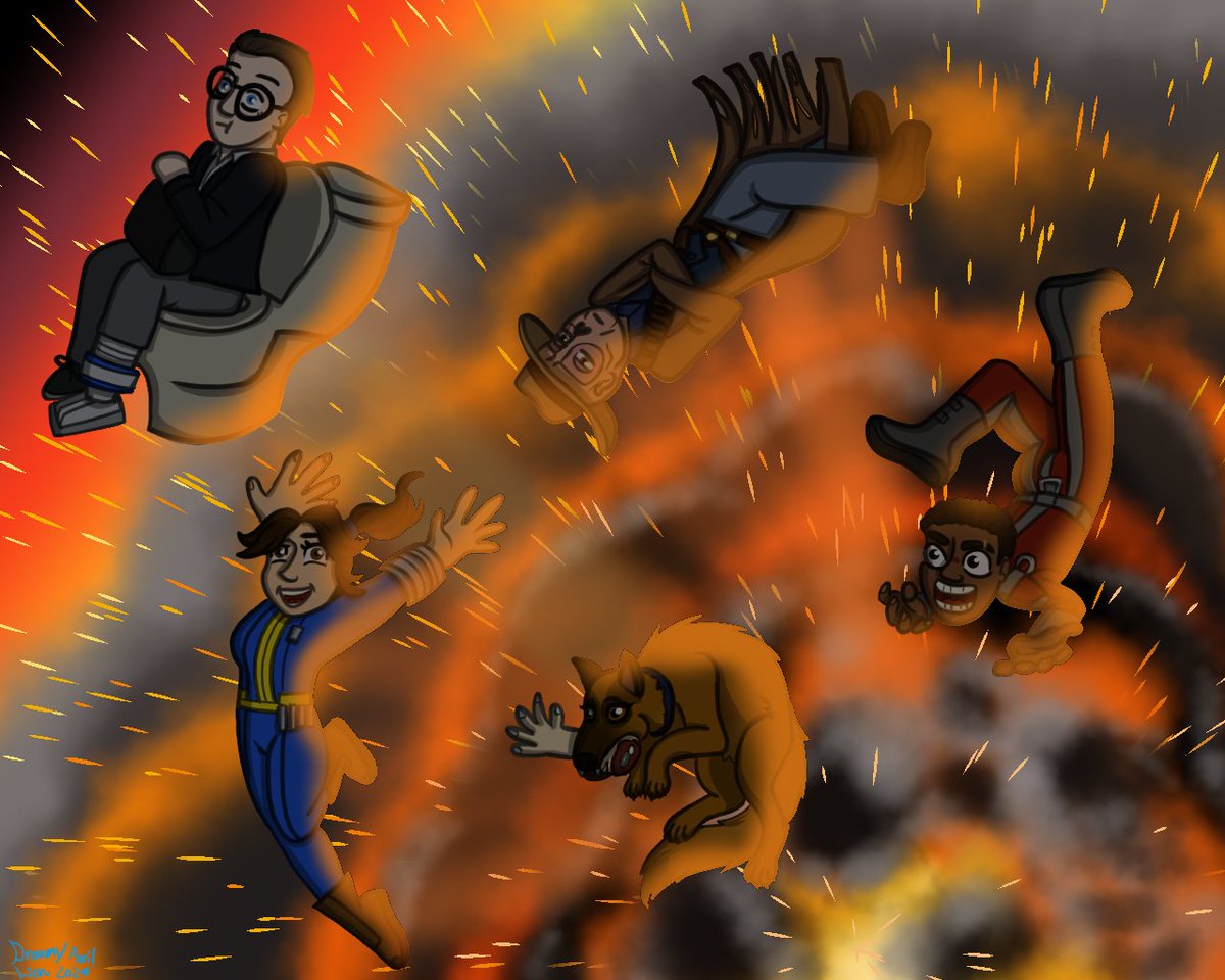 lion_reb's tweet photo. A little Fallout TV series fanart
#Fallout #lucymaclean #dogmeat #maximus #ghoul #CooperHoward #siggiwilzig #FalloutTVShow https://t.co/haIFcbiOur