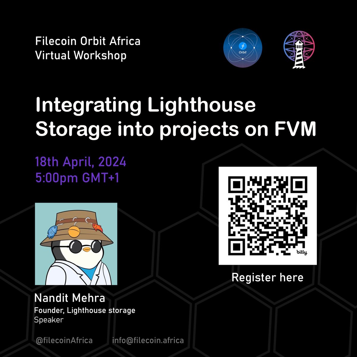 Big moves !!! Catch Nandit Mehra, the boss of Lighthouse Storage, today. We're diving deep into FVM/IPC projects and how to level up with Lighthouse Storage. Secure your spot now, lu.ma/Lighthousestor… it's gonna be lit! 🔥 #LighthouseStorage #FVMIPCWorkshop #LevelUp
