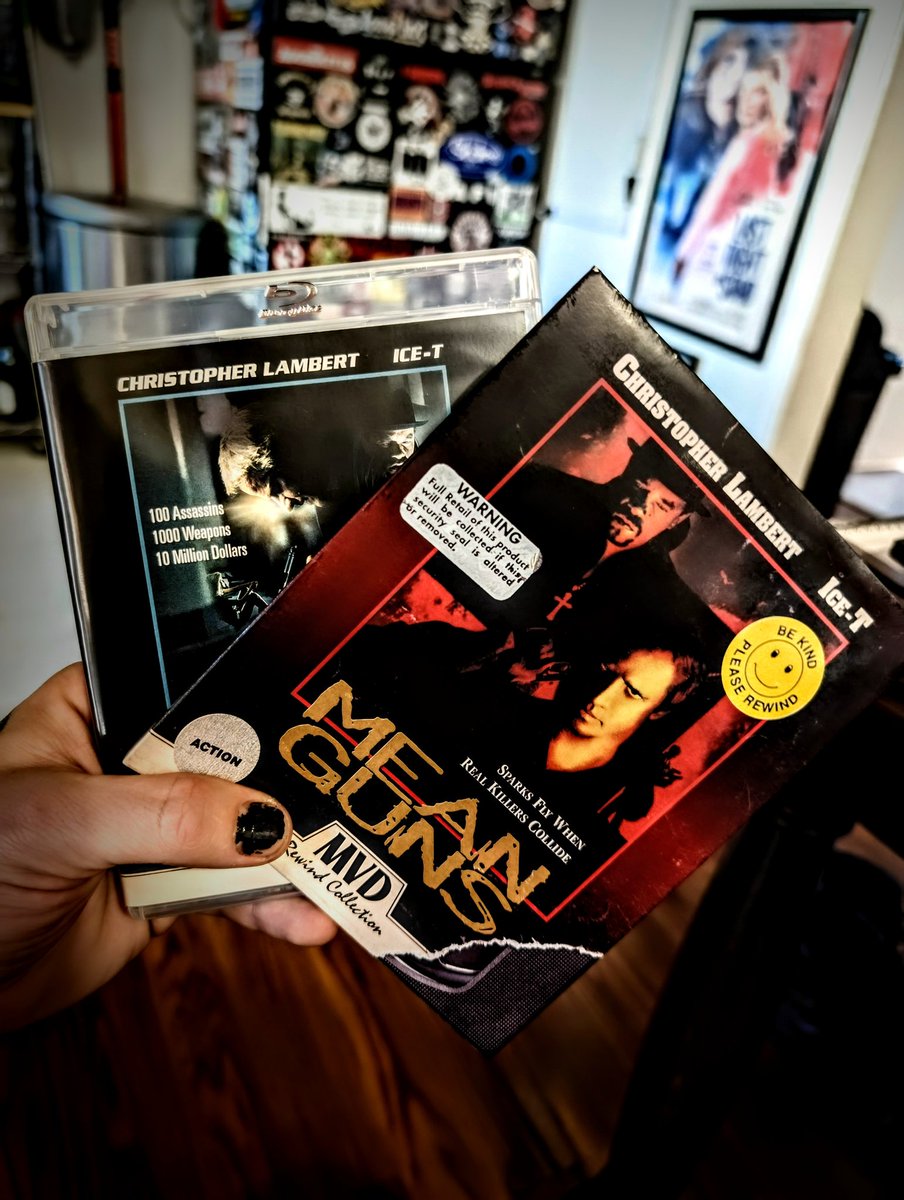 JoshRoush's tweet image. Finally got ahold on one of my fav 90's shoot-em-up flicks, Mean Guns.

I watched this flick on repeat as a youth &amp;amp; it introduced me to the coolest dude to ever cross music/film, @FINALLEVEL.

This disc was @indeeproducer from @mvdentgroup's baby &amp;amp; is loaded w/bonuses! So stoked!
