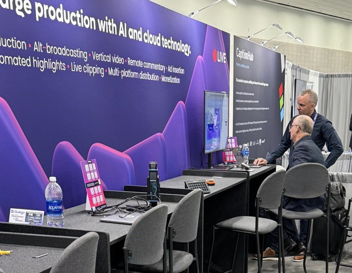 🇺🇸 What a #nabshow that was. Never before have we seen such a reaction to what we’ve built. The industry is ready for a modern SaaS solution for #liveproduction & #distribution. We couldn’t even finish breakdown as the conversations were still flowing (we loved that 😂).