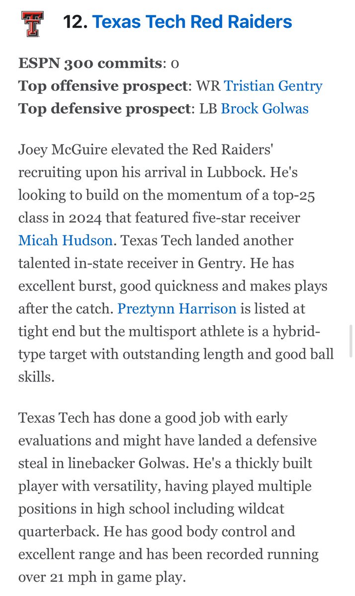 This class is different! @JoeyMcGuireTTU @jkbtjc_53 @BnanceTTU @TimDeRuyter @TTUCoachBook @CoachKennyPerry