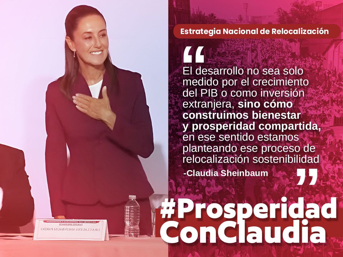 ChokosConClau's tweet photo. Con Claudia  se garantiza la planificación territorial  y desarrollo del sector desde las microempresas hasta las grandes industrias 
#ProsperidadConClaudia https://t.co/e3xEM5egb2