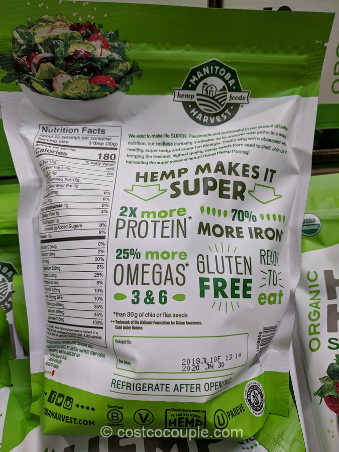 Hemp Seed is a super food with the perfect 3:1 ratio of Omega fatty acids needed by the body. Hemp is the richest source of polyunsaturated fatty acids. With a content of 80%, it's also high in essential amino acids. This is the brand I recommend: amazon.com/Approved-Manit… #ad