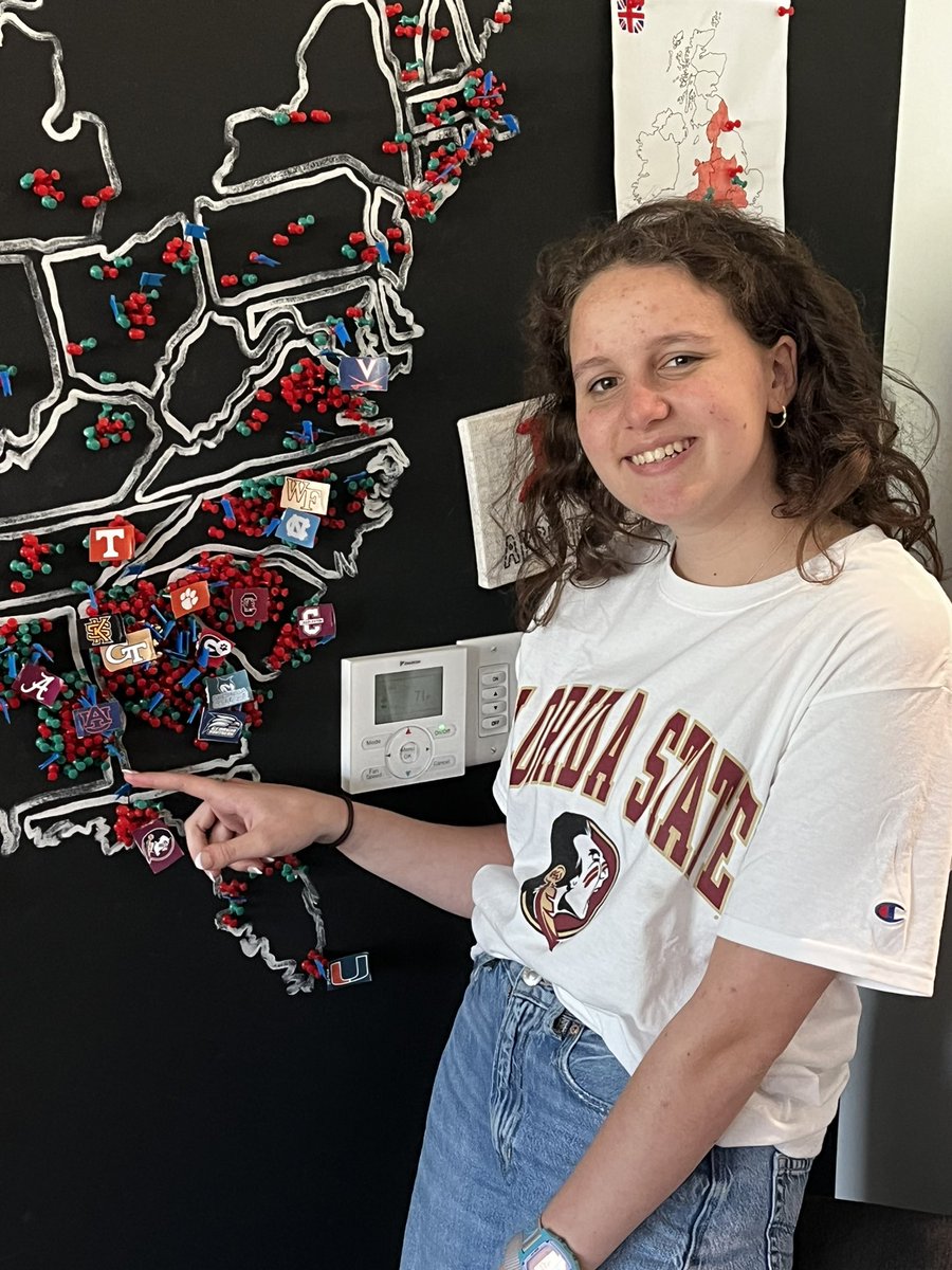 Allison is thrilled to announce she is attending @FloridaState this fall! We are so happy to see all your hard work pay off! Congratulations 🎉🎊 #mvpins @Erin_MVS @Aerial_MVS @Alejandro_MVS