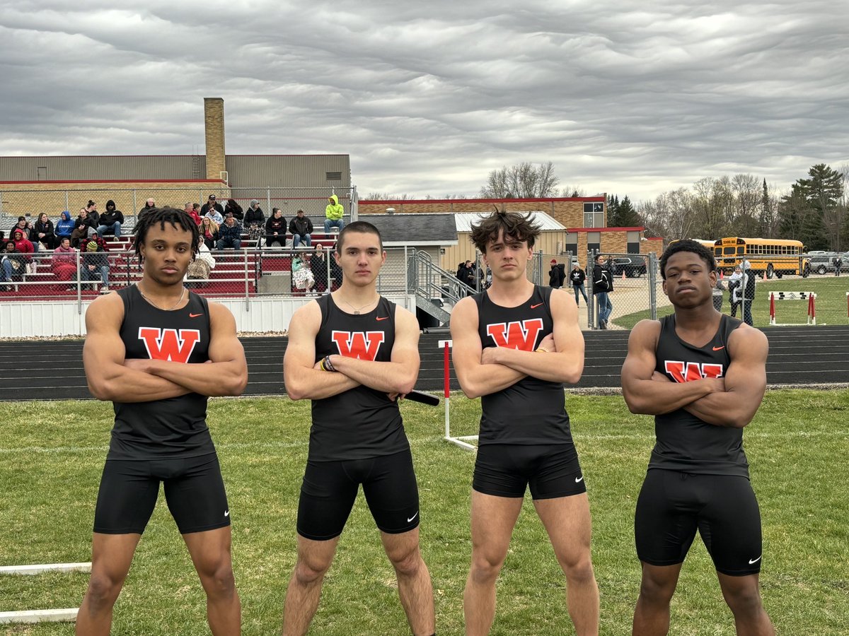 The first school record of the 2024 season goes down! First time this 4x100 team of BJ, Maddox, Brock, and Ben ran together and they were flying! 42.49 🔥 🔥 Currently ranked 2nd in the state!