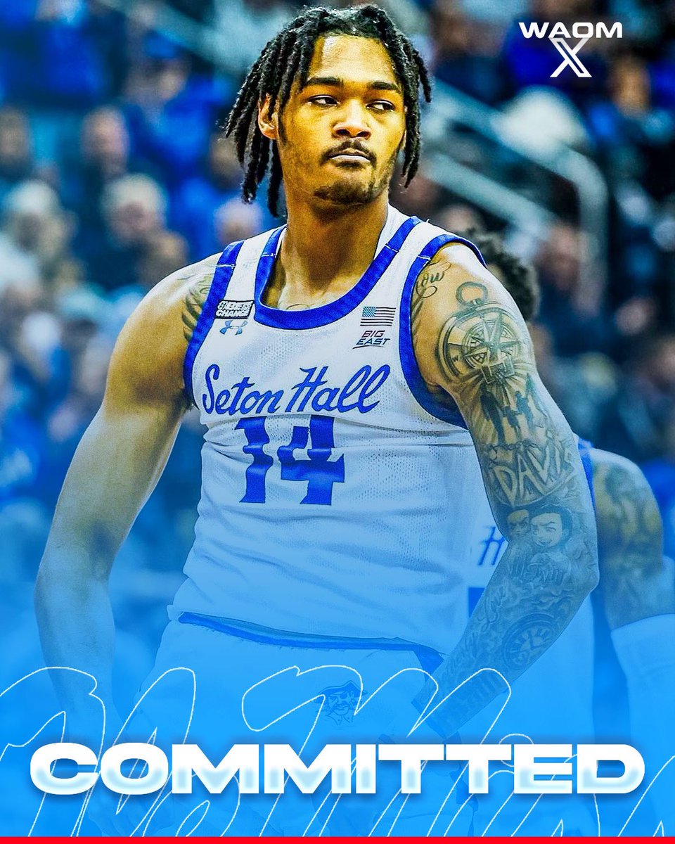 Former Seton Hall Guard Dre Davis has committed to Ole Miss‼️ Davis averaged 15 PPG shooting 49% from the field, and grabbed 6 RPG in 2023 #Culture
