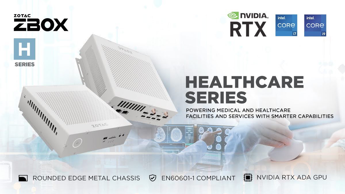 新しいZBOXヘルスケア シリーズは、今日の医療およびヘルスケア施設のニーズを促進し、NVIDIA RTX Ada  Generationによって将来に向けてよりスマートで強力な AI機能を可能にするシステムです。 もっと詳しく知る -  https://t.co/IUkmnBPDa2 #ZBOX #ヘルスケア #医療 #RTX #Ada