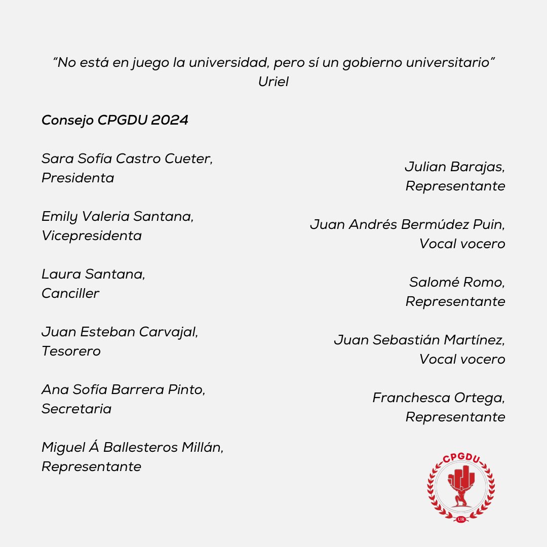 Comunicado 002 CPGDU