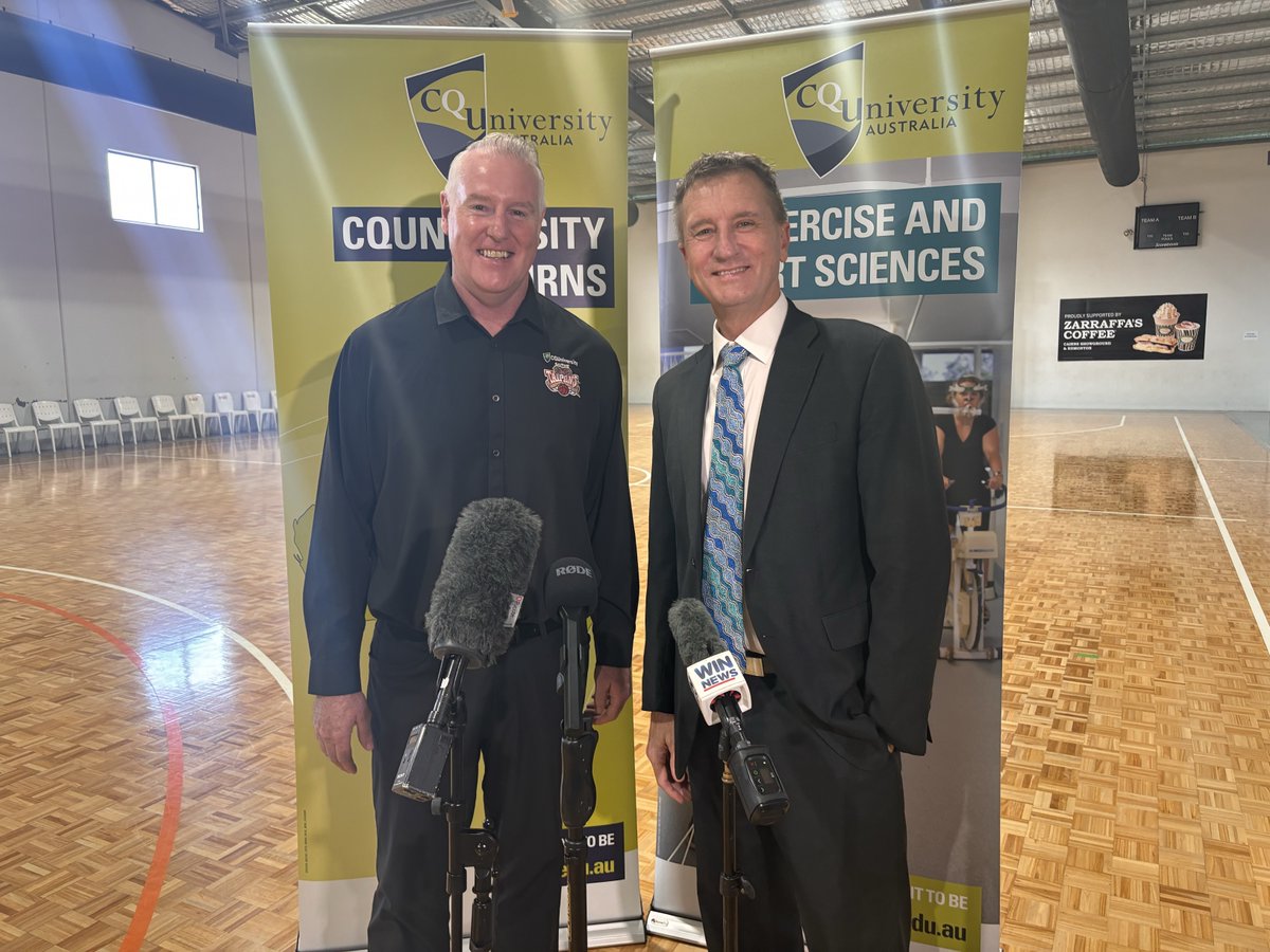 CQUniversity has just announced a historic partnership with the @CairnsTaipans 🏀🐍

MORE 👉ow.ly/iRCB50RiFNz

@CQUniversityVC