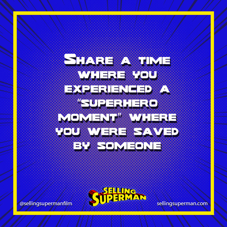 Have you ever been saved? Did the person who saved you seem like a superhero to you?

#sellingsuperman #documentary #superhero #comics #questions #foodforthought #hero #saved