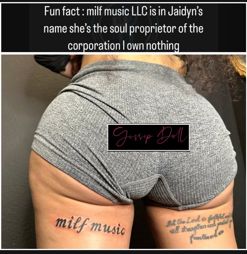 XOXOGOSSIPDOLLY's tweet photo. #jaidynalexis has reached a net worth of #2mill in less than a year being the sole owner of #milfmusic 🤏🏼💕🍵😘 https://t.co/nF29PVMbXA