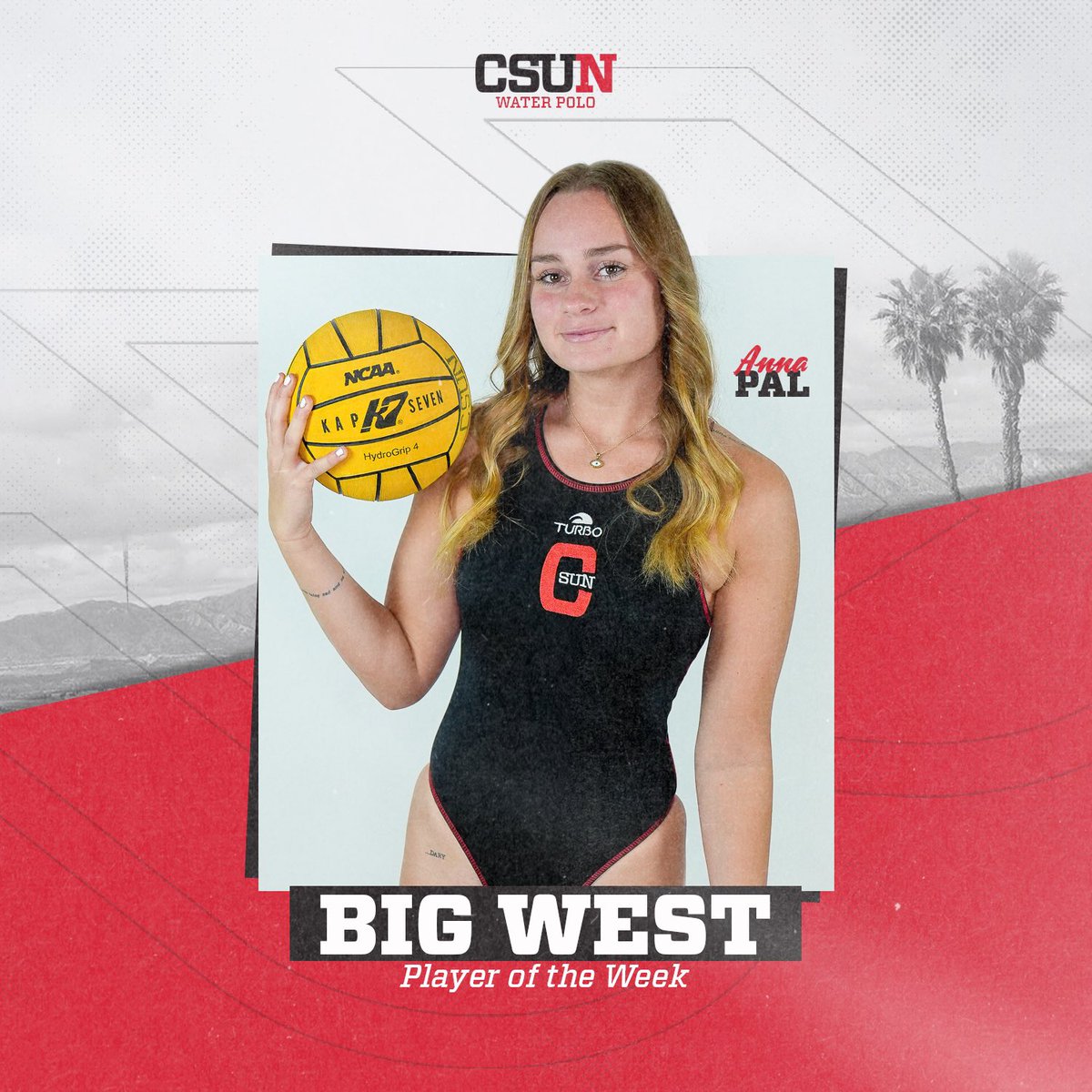 First career Big West Player of the Week award for Anna Pal! #GoMatadors x @BigWestSports