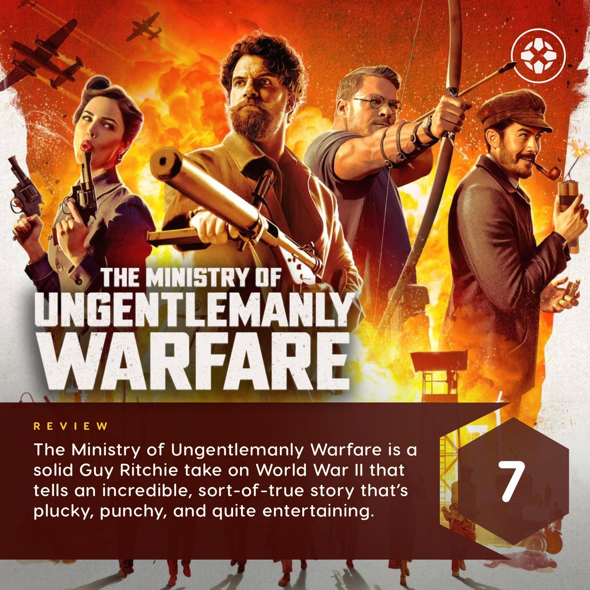 All the Guy Ritchie style you love, now with more dead Nazis!

Our review: bit.ly/3Q5PF5s
